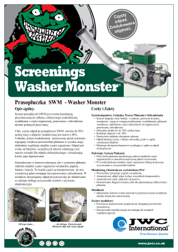 Screenings Washer Monster®