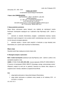 Formularz OG-2403-50/15 - Sąd Rejonowy Lublin