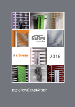 KERMI - ARBONIA Cenník designové radiátory 2016