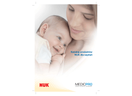 Katalog produktów NUK dla szpitali