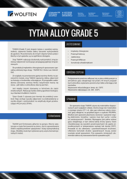 TYTAN ALLOY GRADE 5