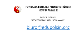 Fundacja Edukacji Polsko