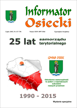 Lipiec 2015, Nr 117 - Kociewska Gmina Osiek
