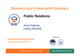 Uniw Dz. PR prezentacja-Anna Tuderek