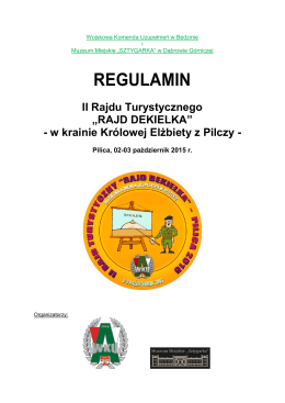 REGULAMIN - zspilica.pl
