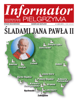 ŚLADAMI JANA PAWŁA II - Informator Pielgrzyma