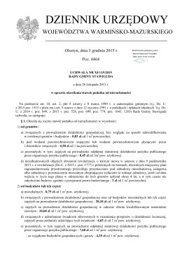 Uchwała Nr XI/115/2015 z dnia 26 listopada 2015 r.