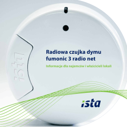 Radiowa czujka dymu fumonic 3 radio net