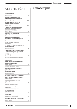 3/2014r Pobierz PDF - Strzelec