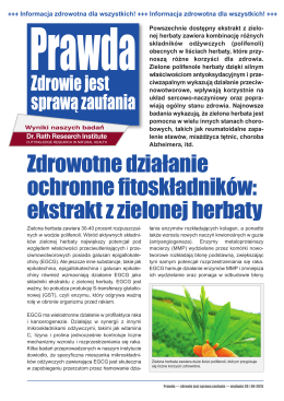 ekstrakt z zielonej herbaty - The Dr. Rath Health Foundation