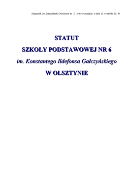 Statut SP 6- 21.09.2015r-jednolity tekst