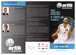 Folder Orlik Basketmania 2015
