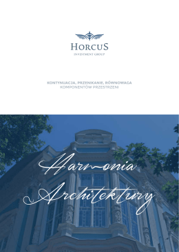 Pobierz folder - Horcus Investment Group SA