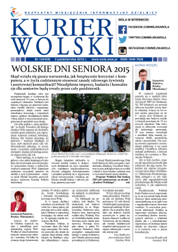 wolskie dni seniora 2015 - Przewodnik po Woli