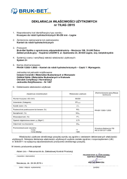 PDF DWU nr 7 ŁAG 2015 - Kruszywo do robot - Bruk-Bet