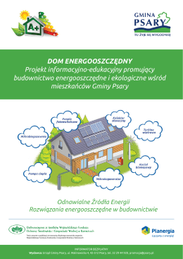 Dom energooszczęDny Projekt informacyjno