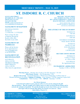ST. ISIDORE R. C. CHURCH - Saint Isidore RC Church