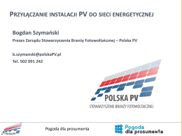 5. Przyłączanie instalacji PV do sieci