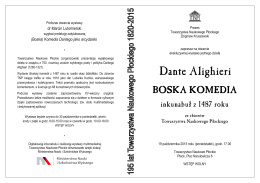 Dante Alighieri - Towarzystwo Naukowe Płockie