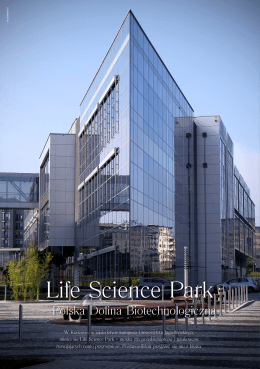 Life Science Park - Jagiellońskie Centrum Innowacji