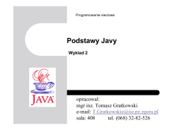 Java - Programowanie Sieciowe