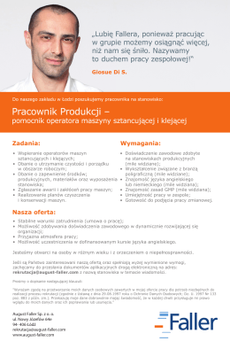 Ogloszenie 04 2015 Pracownik Produkcji