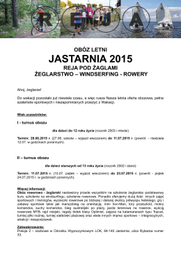 JASTARNIA 2015 - Reja