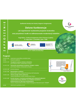 Zielone Konferencje - 21 maj 2015 r