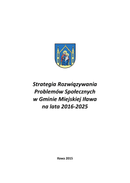 Strategia Rozwiązywania Problemów Społecznych w Gminie