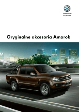 Oryginalne akcesoria Amarok - Volkswagen Samochody Użytkowe