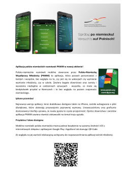 Aplikacja mobilna „Rozmówki polsko