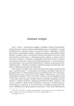 Pobierz - Przekłady Literatur Słowiańskich