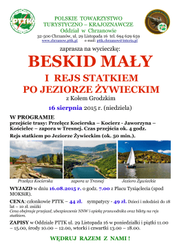 Beskid Mały i Jezioro Żywieckie 16.08.2015