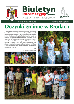 Dożynki gminne w Brodach - Sulechów, Urząd Miasta i Gminy