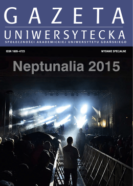 Neptunalia 2015 - Gazeta Uniwersytetu Gdańskiego