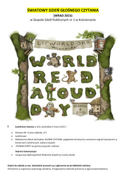 światowy dzień głośnego czytania (wrad 2015)