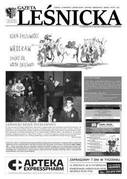 Gazeta Leśnicka, 27 listopada 2015
