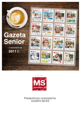 Gazeta Senior - MediaSenior.pl