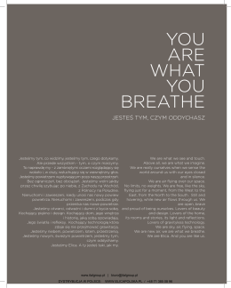 YOU ARE WHAT YOU BREATHE - BIK