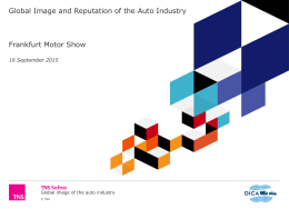 Global Image and Reputation of the Auto Industry
