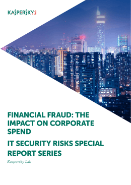 FINANCIAL FRAUD: THE IMPACT ON