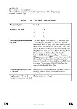 AGRI/8/01714 2014/2146(INI) – COM(2014)0354
