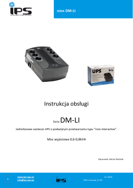 DM-LI-manual_PL-R1 - IPS - Systemy zasilania awaryjnego UPS