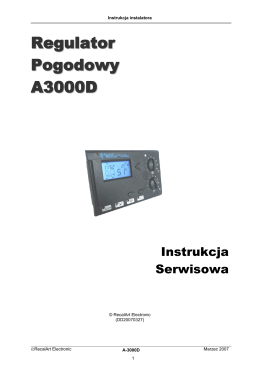A3000D instr. serwisowa