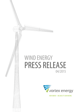 04/2015 - vortex energy buduje w Polsce trzy parki wiatrowe o mocy
