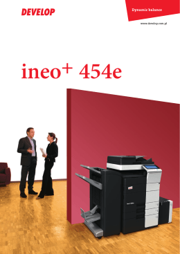 ineo+454e_broszura - printservice.com.pl