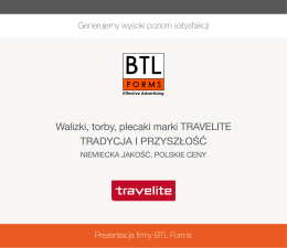 Prezentacja Travelite - Przedstawiciel Titan i Travelite