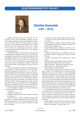 Zdzisław Szymoniak (1931 -2015)