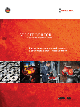 SPECTROCHECK Brochure
