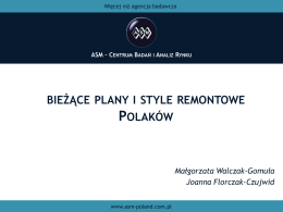 8. Bieżące plany remontowe-M.Walczak, J.Czujwid